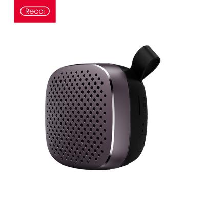 China Recci Wireless Perfect Portable Aluminum Stereo Sound Loud Wireless Speaker Built In Mic For iPhone And More for sale