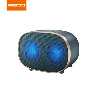 China 2021 Recci New Arrival Bass Tooth Blue Tooth Speaker Phone Function Portable Home Music Player Super Sound Stereo Party Outdoor High Fidelity With AUX/TF for sale