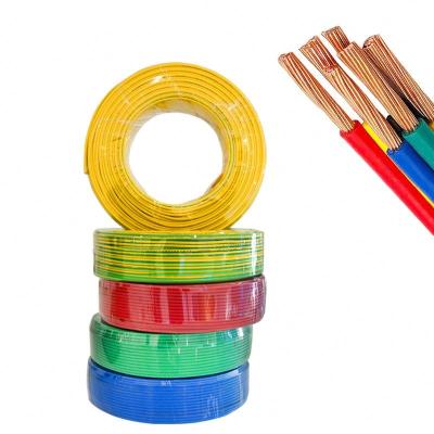 China Daily Household Appliances 450/750V Copper Wire Cable BV Insulation Single Core Electrical Construction Wire for sale