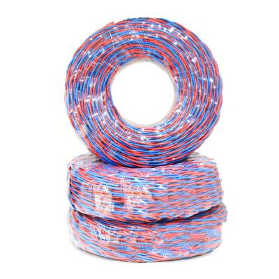 China 1. Fire fighting. 2.Building. 3. signal conduction. RVS 300/300V Cable Wire Two Color PVC Insulation Copper Core PVC Insulated Stranded Flexible Wiring for sale