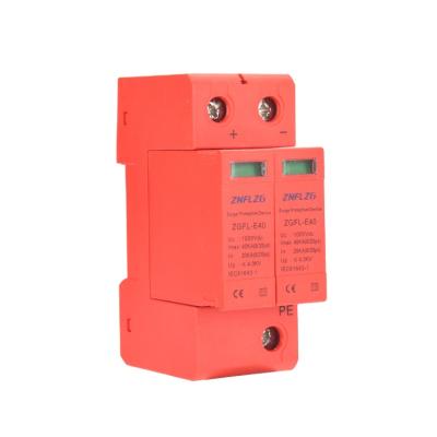 China Pa66 DC 1000V SPD Solar System Surge Protection Device for sale