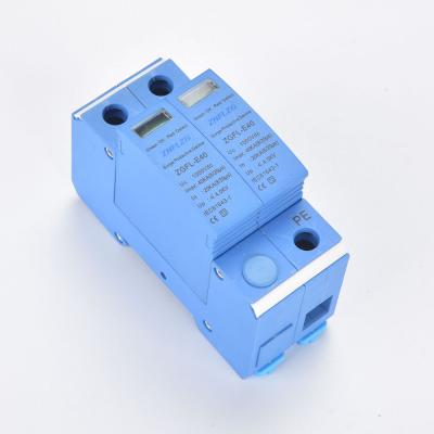 China Manufacturer manufactures high quality DC 1000v SPD ZGFL-E40 low voltage surge protector for sale