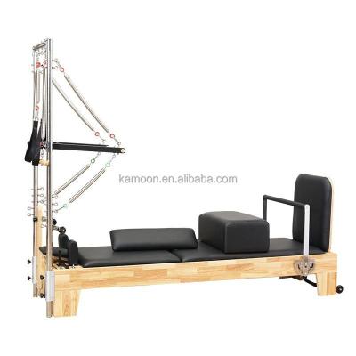 China Yoga Fitness Pilates Barre Gym Fitness Equipment Half Trapeze Pilates Reformer  Wood Pilates Bed Reformer Half Trapeze Pilates Reformer for sale