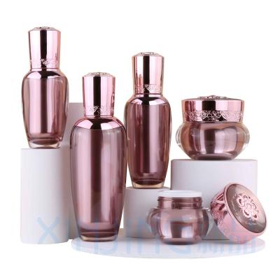 China Suppliers 30g Plastic Cosmetic Cream Bottle 50g Lotion Personal Care Pump Bottle Luxury Acrylic Cream Acrylic Bottle for sale