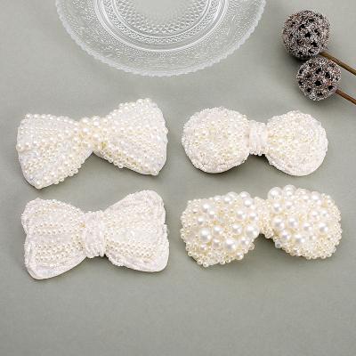 China Environmentally Friendly Handmade Pearl Beads Large Big Bow Fashion Jewelry Accessory From China for sale