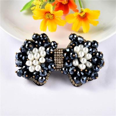 China European and American Style New Arrival Black White Color Beaded Pin Hair Jewelry Fashion Accessory Crystal Rhinestone Jewelry Accessory For for sale