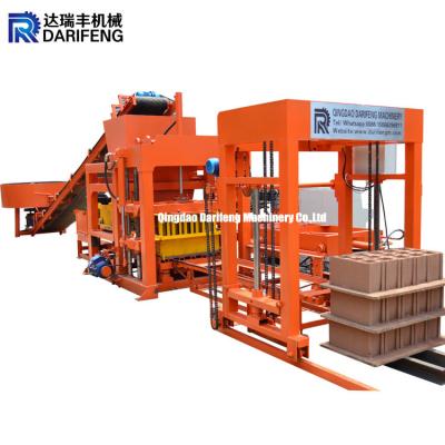 Китай QT4-18 automatic hydraulic concrete block press machine cement hollow paving block making machine продается