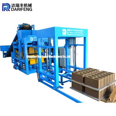 China QT4-18 Automatic paver and bricks making machine block egg laying cement brick machinery Uganda à venda