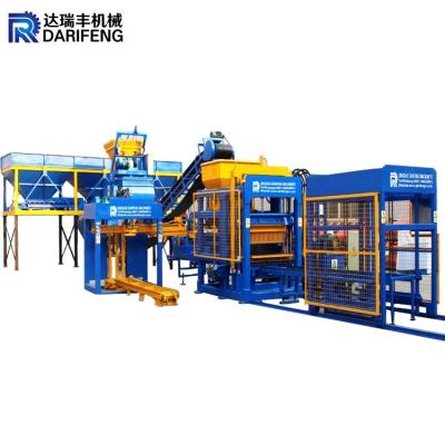 China QT10-15 automatic block making machine price large scale brick machine making automatic construction for sale