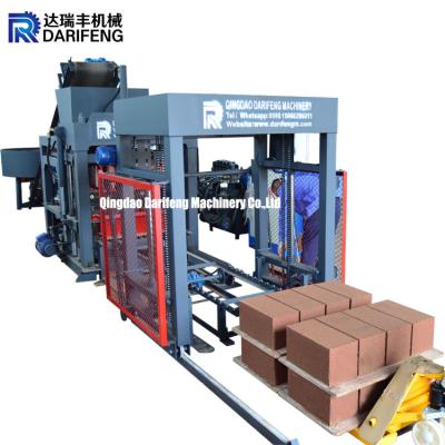 China QT4-18 paving hydraulic concrete block making machine hollow machine making blocks Te koop