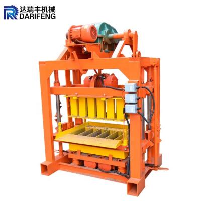 중국 QT4-40 concrete block making machines small scale ghana brick machine for sale 판매용