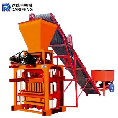 Chine QT4-35 small project Lego brick maker building house concrete brick making machine in turkey à vendre