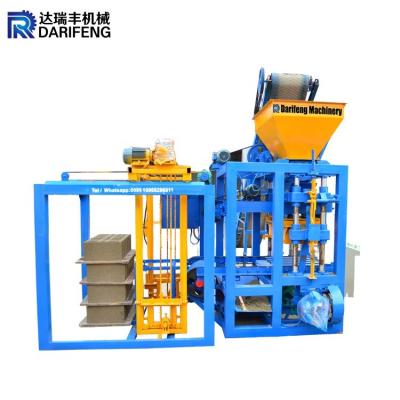 중국 QT4-26 semi automatic machines hollow cement brick making machine in dubai for sale 판매용