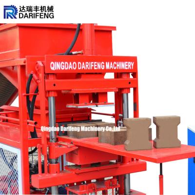 China DF2-10 Concrete Block Building Machine Interlocking brick wall machine for sale for sale