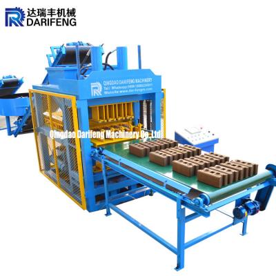 Китай DF4-10 interlocking brick making machine price in india clay block making machine продается