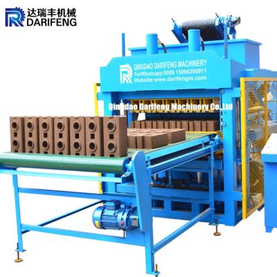 중국 DF7-10 Automatic clay soil interlock brick making machine automatic compressed earth blocks machines 판매용