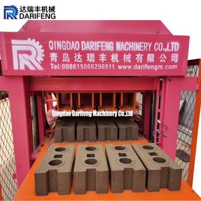 중국 DF4-10 Fully Automatic Hydraulic Interlocking clay brick making machine nigeria price 판매용