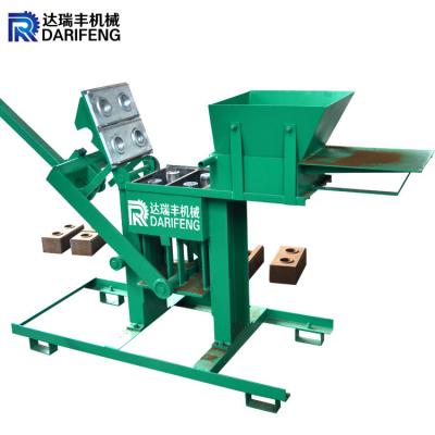 중국 QMR2-40 Manual brick press machine small clay interblocking brick making machine price 판매용