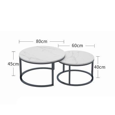 China Living room coffee table home leisure coffee table round table (height) adjustable modern combination for sale