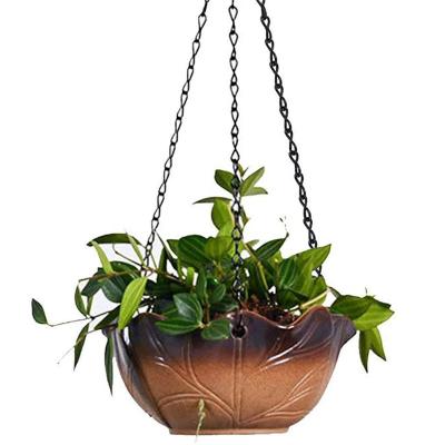 China Modern Metal Plant Pod Stand Up Basket Plant Rack Outdoor Stainless Steel Flower Hanging Shelf for sale