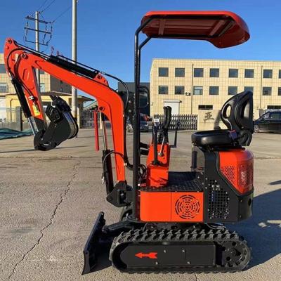 China Building Material Shops High quality free shipping Mini diggers hydraulic excavator 1 ton small excavator price micro bagger with thumb bucket forsale for sale