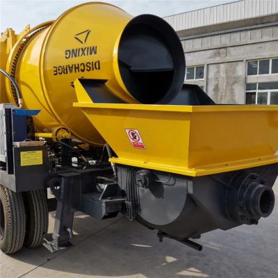 China Construction worksÂ  New design diesel self loading concrete mixer truck with pump parts produce in Vietnam export country transport for sale