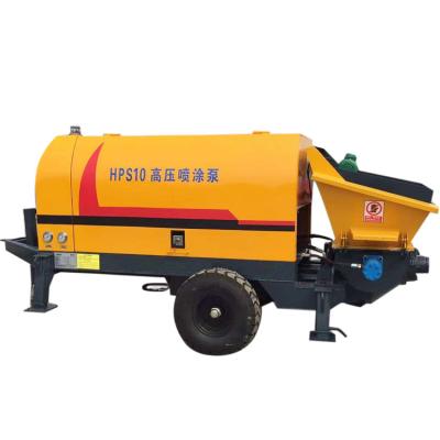 China Construction worksÂ  Cement building construction 10mm bone grain electric mortar spraying machine plaster plaster wall plastering machine for sale