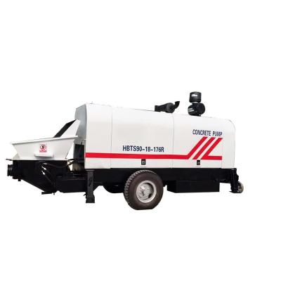 China Construction worksÂ  trailer concrete pump HBTS9018R concrete pump machine for sale for sale