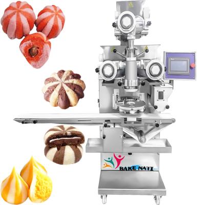 China BNT-208A Automatic Biscuits Two Color Stuffed Biscuit Filling Pastries Making Machine Double-Filling Biscuit Encrusting Machine for sale