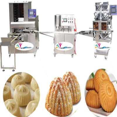 China BNT-208L Factory Automatic Maamoul Maker Small Mooncake Encrusting Machine Production Line for sale