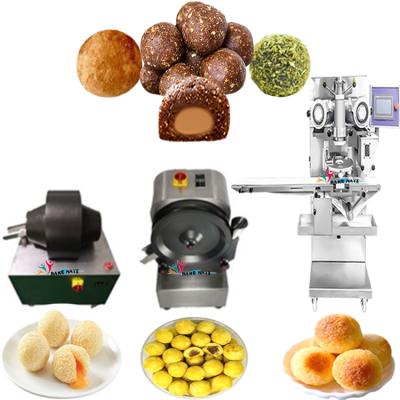 China Factory Coconut Energy Sweet Date Ball Making Machine Indonesia Nastar Pineapple Biscuit Cookie Encrusting Machine for sale