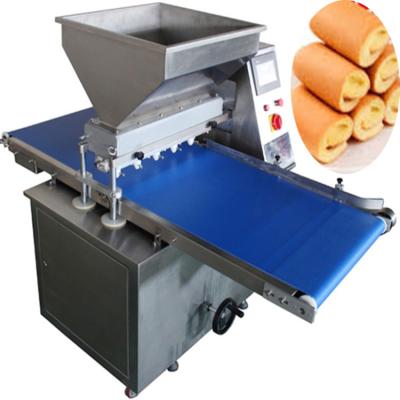 China Fully Automatic Snack Factory Log Cake Making Machine Rolled Cake Machine for sale