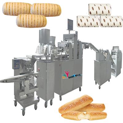 China Commercial Automatic Stuffed Snacks Factory Shanghai Bakenati BNT-209 Bread Stick Maker Bread Making Machine Production Line for sale