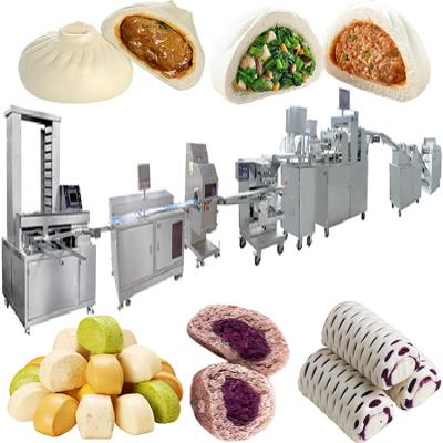 China Steamed Stuffed Roll Shanghai Bakenati BNT-209 Automatic Steamed Stuffed Bun Making Machine Baozi Machine Production Line for sale