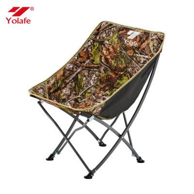 China Contemporary Outdoor Leisure Picnic Beach Fishing Moon Chair UltraLight Portable Folding Camping Chair for sale