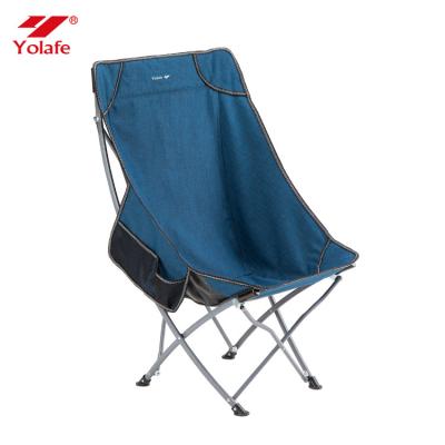 China Modern Exquisite Structure Lightweight Folding Reclining Chair Outdoor High Back Chairs Folding Beach Chairs for sale