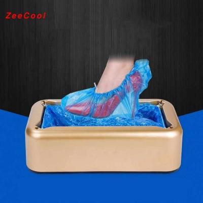 China Disposable No Touch Automatic Plastic Shoe Dispenser Machine Golden Shoe Dispenser for sale