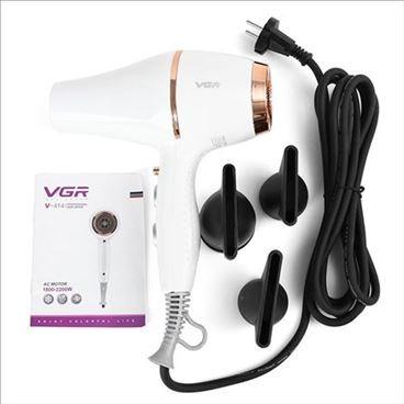 China Zeecool 2021 Commercial High Power VGR Hot Sale Hair Dryers with Hot and Cold Air High Wind Barber Hairdryer V-414 for sale