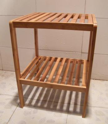 China 3 Tier Multi-Purpose Sustainable Natural Bamboo Shelf for Home for sale