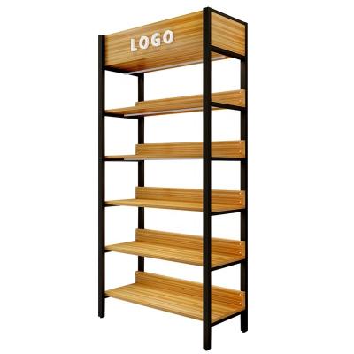 China Wooden Mall Dinner Market Display Racks Show Racks for sale