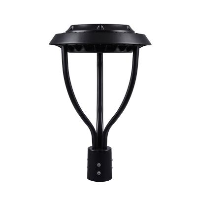 China Garden LED Post 100w 150W 200W High Post DLC ETL Top Light CE RoHS ip65 Die Casting Aluminum Crystal Post Top Street Light for sale