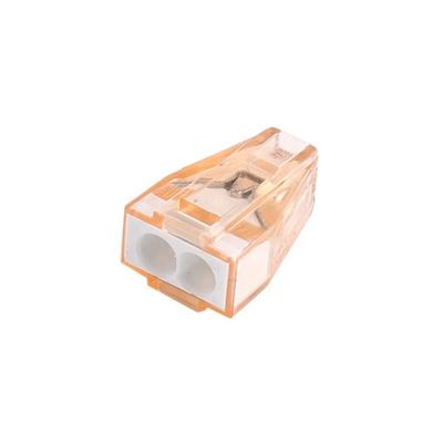 China Rated Current: 24A Rated Voltage: 2 Pole 400V Hot Selling Push Type Wire Connector with Low Price for sale