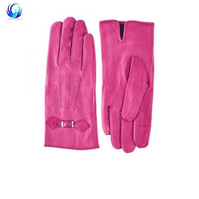 China Cheap Hot Sale Winter Fancy Warm Gloves Pink Color for sale