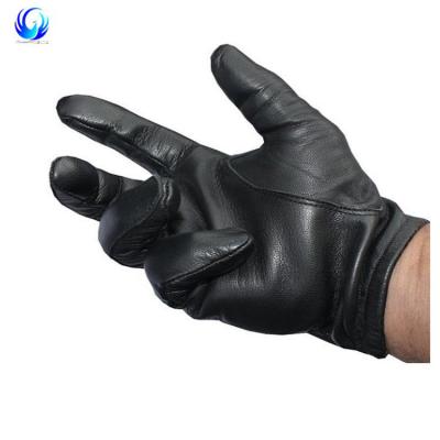 China Super Soft And Warm Classics Police Goatskin Tactical Leather Gloves for sale