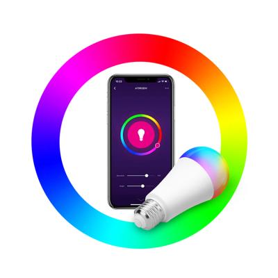 China Residential Smart Wifi LED Light Bulb Multipule Color Work With Alexa And Google Assistant Easy Connection for sale