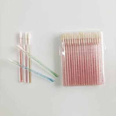 China Rod Lip Scrub Brush Disposable Glitter Lip Gloss Lip Gloss Eyeliner Brush Lip Liner Brush Bundler Vendor for sale