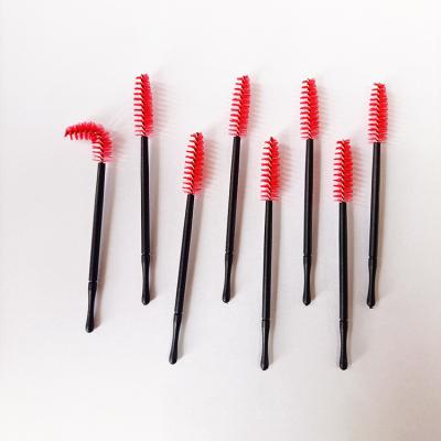 China Smudge Brush Eyelash Cleanding Sweep Comb Portable Folding False Eyelash Beauty Auxiliary Tool for sale