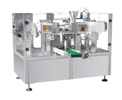 China KG200 / KG250 / KG300 8-Station Premade Rotary Automatic Food Bag Packing Machine for sale