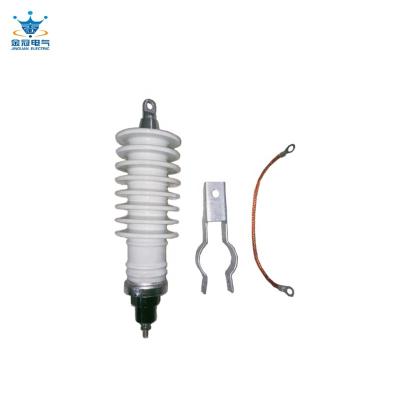 China Plated Porcelain Surge Arrester 11kv Surge Arrester Lightning Arrester for sale