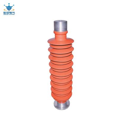 China Polymeric Housed Polymer Housed Lightning Arrester 1.5KA For Transformer Surge Arrester Nuetral Point for sale